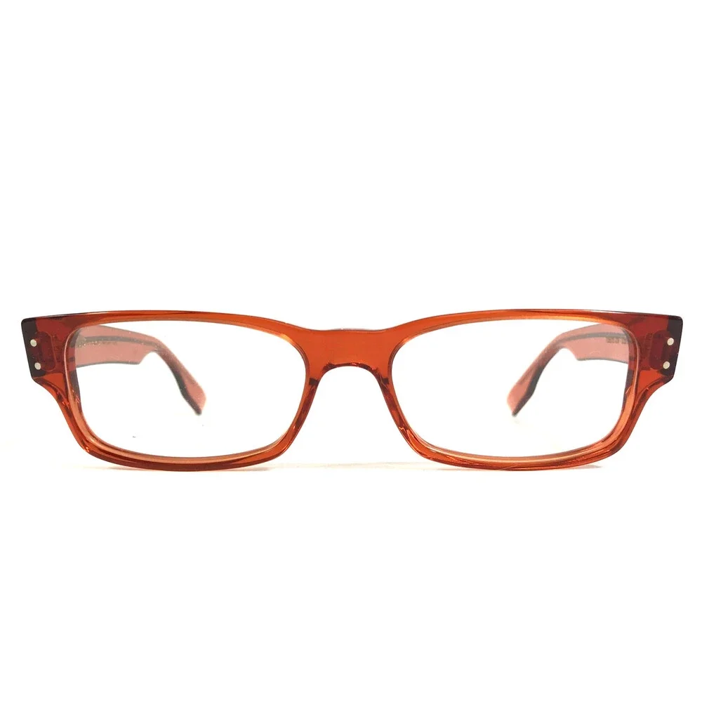 Jean Lafont Eyeglasses Frames TIBERE 836 Clear Transparent Orange 52-18-148